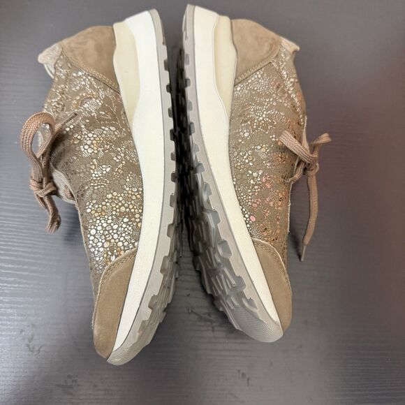 Waldlaufer Sneakers Women’s  Size UK 7 US 9.5 Beige Metallic Shoes Comfort - Picture 9 of 12